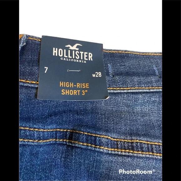 NWT Hollister Advanced Stretch High Rise Shorts Sz 28/7 - Picture 6 of 8